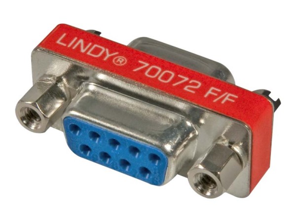 Lindy Mini Gender Changer - Invertieradapter - DB-9 (W)