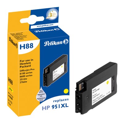 Pelikan Gelb - Tintenpatrone (ersetzt HP 951XL ) - für HP Officejet Pro 251dw, 276dw, 8100, 8600, 86