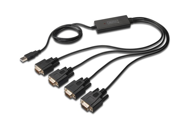 DIGITUS USB 2.0 zu 4xRS232 Kabel