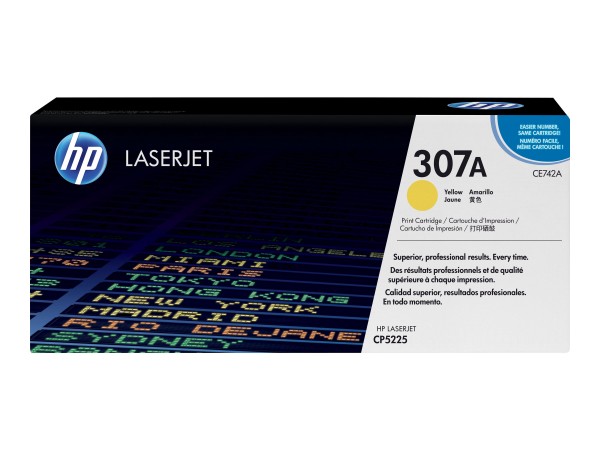 HP 307A - Gelb - Original - LaserJet - Tonerpatrone (CE742A)