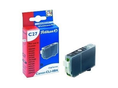 Pelikan C27 - 13 ml - Schwarz - Tintenpatrone (Alternative zu: Canon CLI-8Bk)