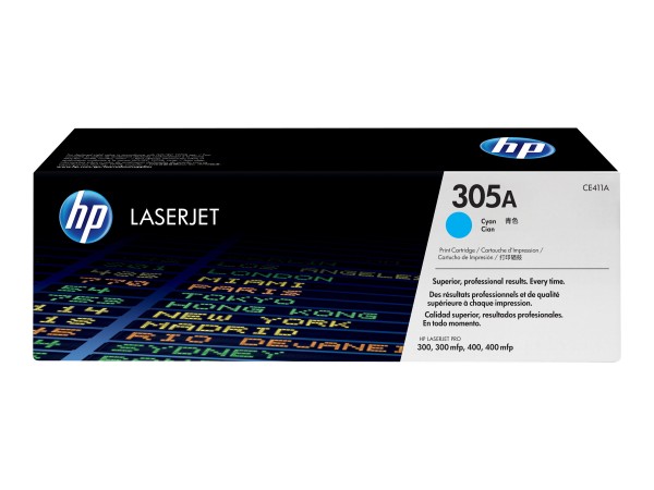 HP 305A - Cyan - Original - LaserJet - Tonerpatrone (CE411A)