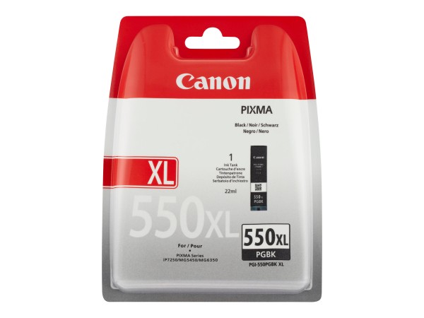 Canon PGI-550PGBK XL - 22 ml - Hohe Ergiebigkeit