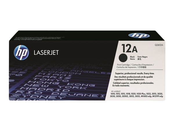 HP 12A - 2er-Pack - Schwarz - Original - LaserJet - Tonerpatrone (Q2612D)