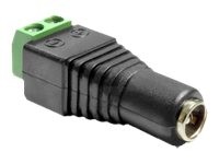 Delock Adapter DC 2.1 x 5.5 mm female > Terminal Block - Netzteil - 2-polige Klemmleiste (W)