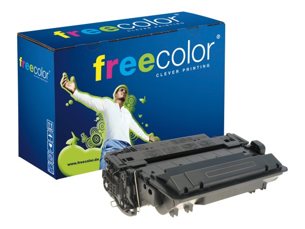 freecolor 500 g - Schwarz - Tonerpatrone (Alternative zu: HP 55X)