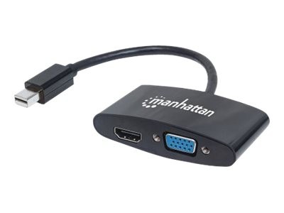 Manhattan Mini DisplayPort to HDMI and VGA Adapter Cable (2-in-1)