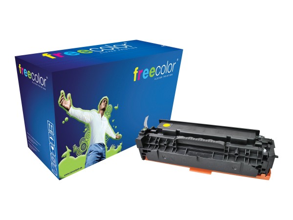 freecolor 75 g - Gelb - Tonerpatrone (Alternative zu: HP 304A)