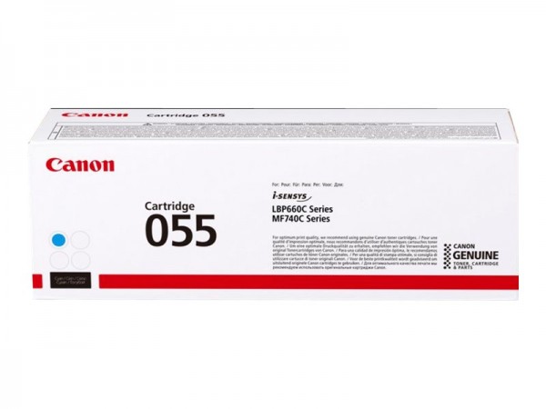 Canon 055 - Cyan - Original - Tonerpatrone - für imageCLASS LBP664Cdw, MF745Cdw