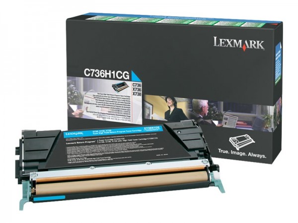 Lexmark Hohe Ergiebigkeit - Cyan - Original