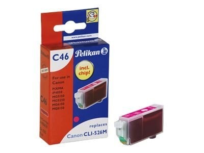 Pelikan C46 - 9 ml - Magenta - Tintenpatrone (Alternative zu: Canon CLI-526M)