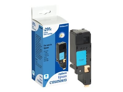 Pelikan 1291TKc - Cyan - wiederaufbereitet - Tonerpatrone (Alternative zu: Epson C13S050613)