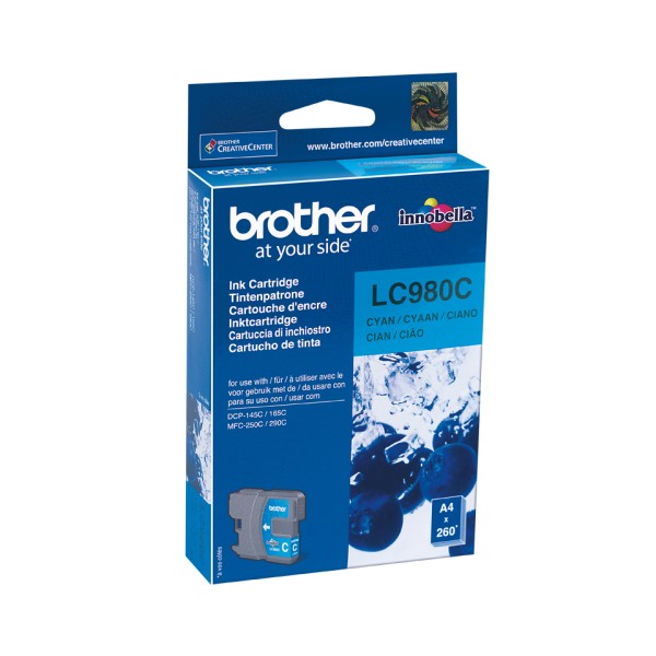 Brother LC-980CBPDR - Cyan - Original - Blisterverpackung