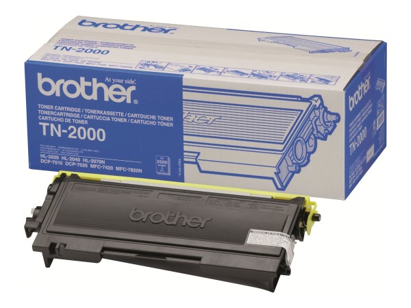 Brother TN-2000 - Schwarz - Original - Tonerpatrone